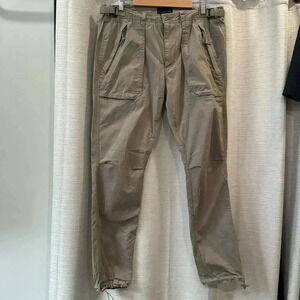 Abercrombie & Fitch Cargo Slim Straight  Pants Tan Men's Size 36x 32